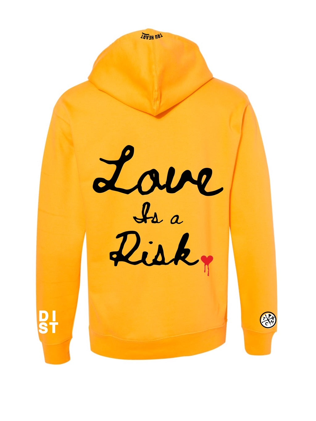 LOVE IS A RISK - YELLOW HOODIE